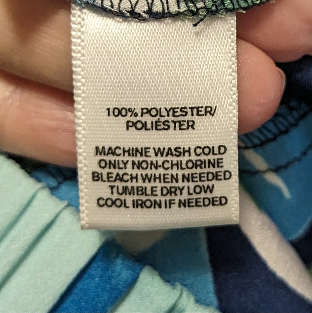 LOFT Tropical Print Maxi Skirt - Blue and Green - Picture 7 of 7